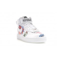 Nike Air Force 1 Mid Supreme NBA White