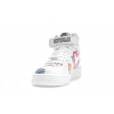 Nike Air Force 1 Mid Supreme NBA White