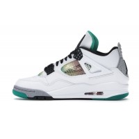 Женские Jordan 4 Retro Lucid Green Rasta (W)
