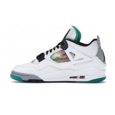 Женские Jordan 4 Retro Lucid Green Rasta (W)