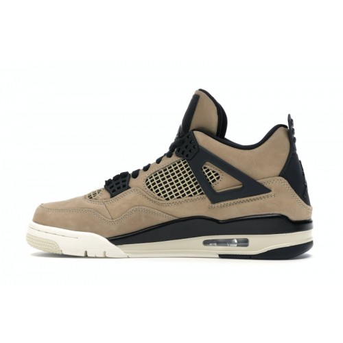 Кроссы Jordan 4 Retro Fossil (W) - женская сетка размеров