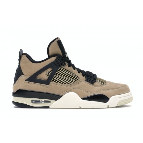 Кроссы Jordan 4 Retro Fossil (W) - женская сетка размеров