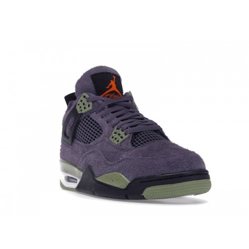 Кроссы Jordan 4 Retro Canyon Purple (W) - женская сетка размеров