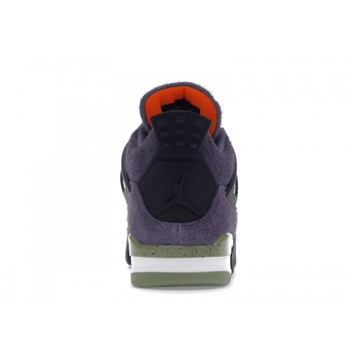 Кроссы Jordan 4 Retro Canyon Purple (W) - женская сетка размеров