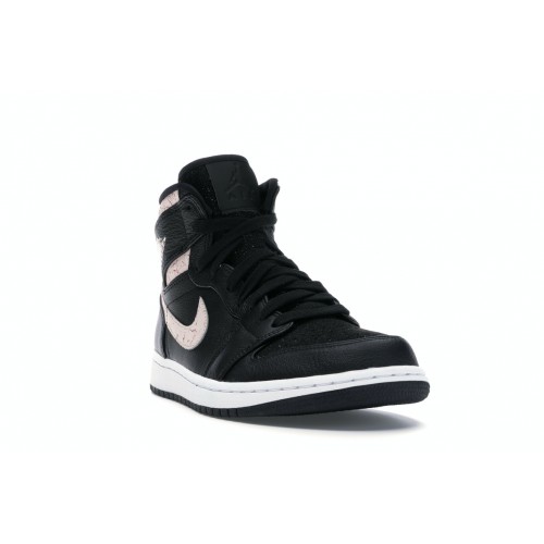 Кроссы Jordan 1 Retro High Black Silt Red (W) - женская сетка размеров