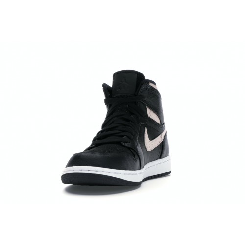 Кроссы Jordan 1 Retro High Black Silt Red (W) - женская сетка размеров
