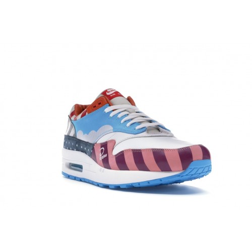 Кроссы Nike Air Max 1 Parra (2018) (Friends and Family) - мужская сетка размеров