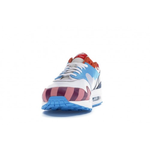 Кроссы Nike Air Max 1 Parra (2018) (Friends and Family) - мужская сетка размеров