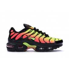 Женские кроссовки Nike Air Max Plus Black Volt Solar Red (W)