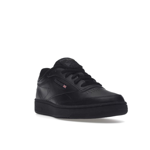 Кроссы Reebok Club C 85 Black Charcoal - мужская сетка размеров