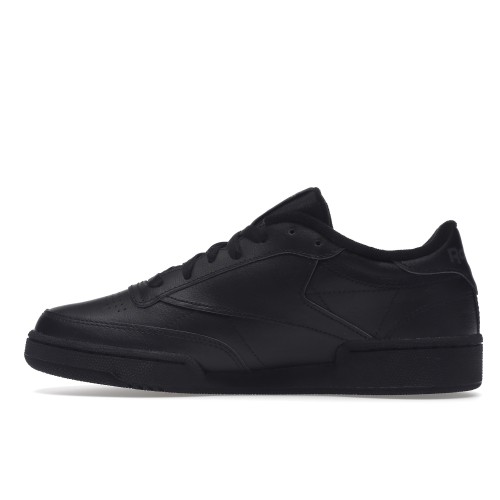 Кроссы Reebok Club C 85 Black Charcoal - мужская сетка размеров