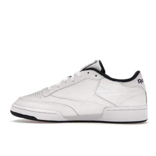 Кроссы Reebok Club C 85 White Navy - мужская сетка размеров