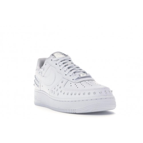Кроссы Nike Air Force 1 Low 07 XX White Studded (W) - женская сетка размеров