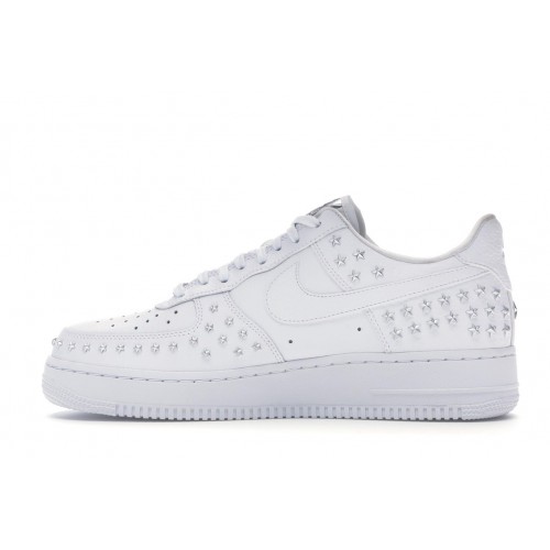 Кроссы Nike Air Force 1 Low 07 XX White Studded (W) - женская сетка размеров