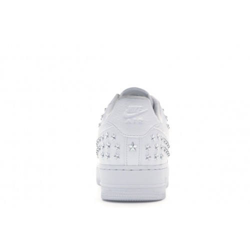 Кроссы Nike Air Force 1 Low 07 XX White Studded (W) - женская сетка размеров