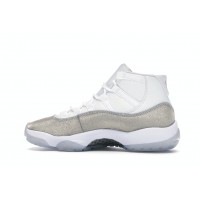 Женские кроссовки Jordan 11 Retro White Metallic Silver (W)