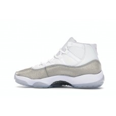 Женские кроссовки Jordan 11 Retro White Metallic Silver (W)