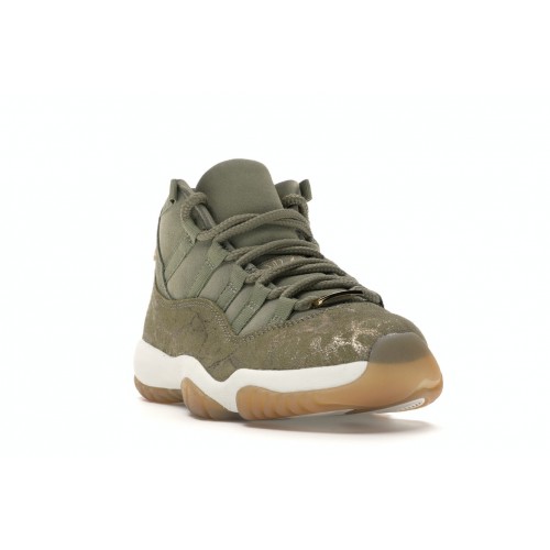 Кроссы Jordan 11 Retro Neutral Olive (W) - женская сетка размеров