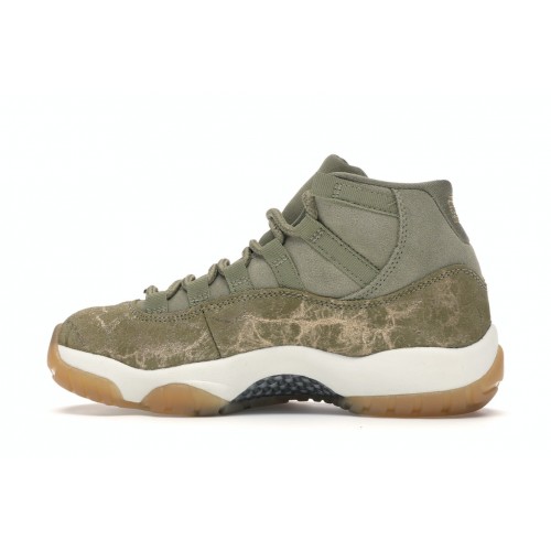 Кроссы Jordan 11 Retro Neutral Olive (W) - женская сетка размеров