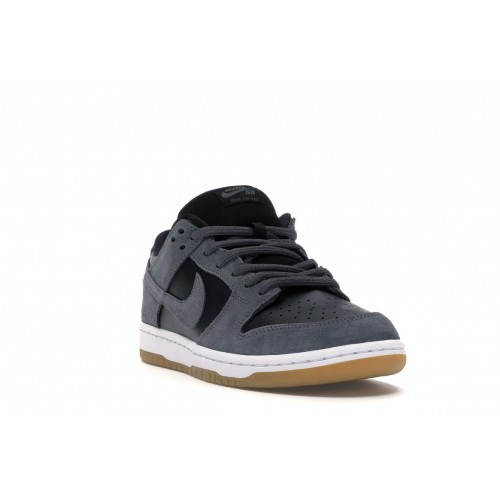 Кроссы Nike SB Dunk Low Dark Grey Black Gum - мужская сетка размеров