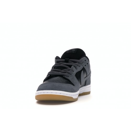 Кроссы Nike SB Dunk Low Dark Grey Black Gum - мужская сетка размеров