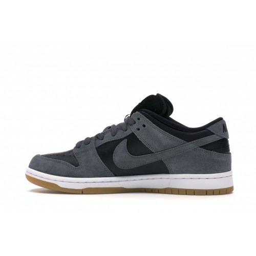 Кроссы Nike SB Dunk Low Dark Grey Black Gum - мужская сетка размеров