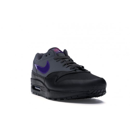 Кроссы Nike Air Max 1 Ripstop Dark Grey - мужская сетка размеров