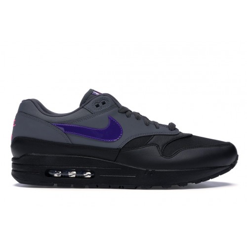 Кроссы Nike Air Max 1 Ripstop Dark Grey - мужская сетка размеров