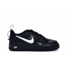 Подростковые кроссовки Nike Air Force 1 Utility Black White (GS)