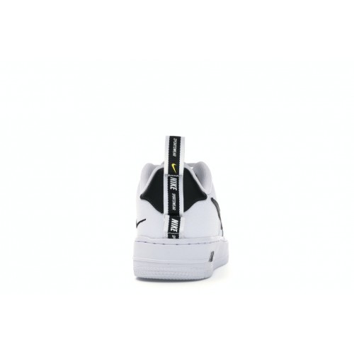 Кроссы Nike Air Force 1 Low Utility White Black (GS) - подростковая сетка размеров