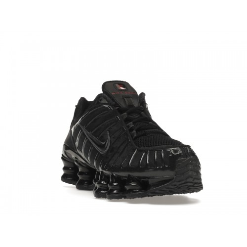 Кроссы Nike Shox TL Black Max Orange (W) - женская сетка размеров