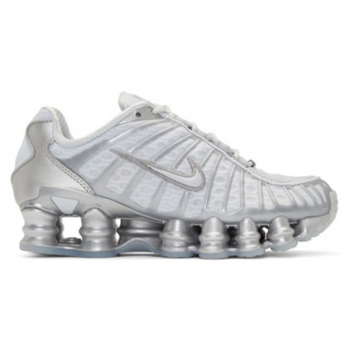 Кроссы Nike Shox TL Chrome (W) - женская сетка размеров