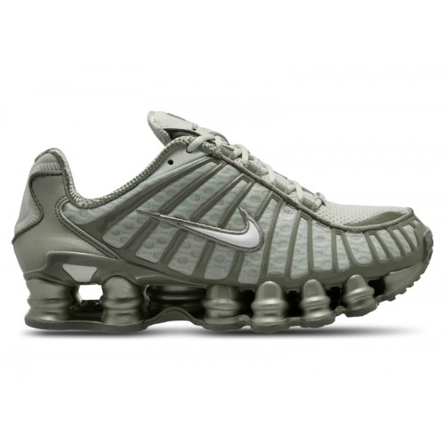 Кроссы Nike Shox TL Light Army (W) - женская сетка размеров