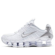 Женские Nike Shox TL White Metallic Silver Max Orange (W)