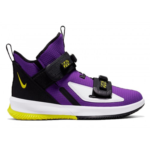 Кроссы Nike LeBron Soldier 13 Voltage Purple - мужская сетка размеров