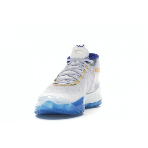Кроссы Nike KD 12 Warriors Home - мужская сетка размеров