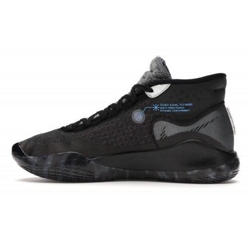 Кроссы Nike KD 12 Black Cool Grey - мужская сетка размеров
