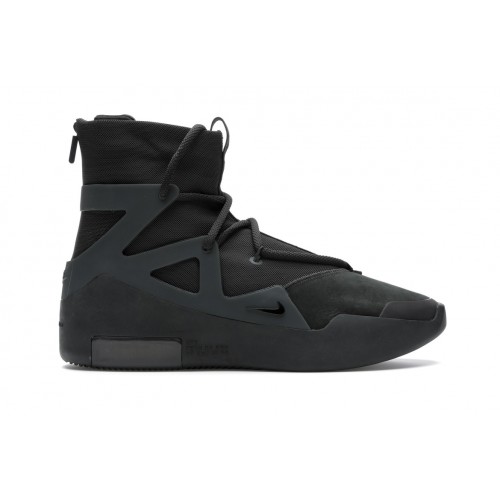 Кроссы Nike Air Fear of God 1 Triple Black - мужская сетка размеров