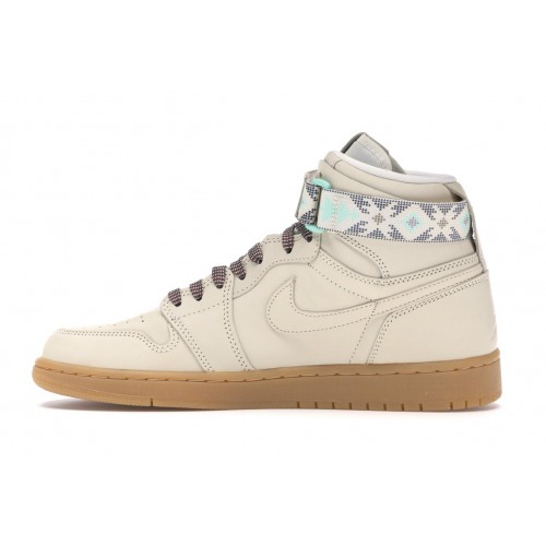 Кроссы Jordan 1 Retro High Strap N7 - мужская сетка размеров