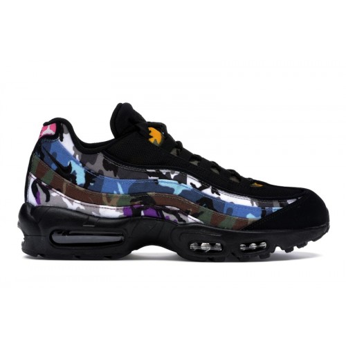 Кроссы Nike Air Max 95 ERDL Party Black - мужская сетка размеров