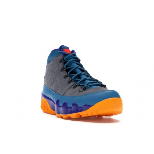 Кроссы Jordan 9 Retro Boot Green Abyss - мужская сетка размеров