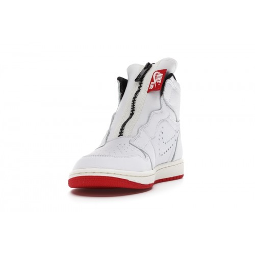 Air Jordan 1 Retro High Zip White University Red - мужская сетка размеров