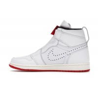 Jordan 1 Retro High Zip White University Red