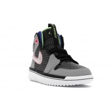 Jordan 1 High React Black Particle Grey