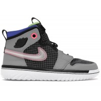 Jordan 1 High React Black Particle Grey