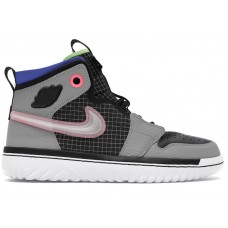 Jordan 1 High React Black Particle Grey