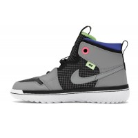 Jordan 1 High React Black Particle Grey