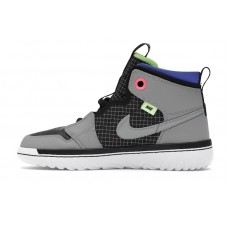 Jordan 1 High React Black Particle Grey