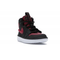 Jordan 1 High React Black Noble Red