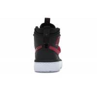 Jordan 1 High React Black Noble Red